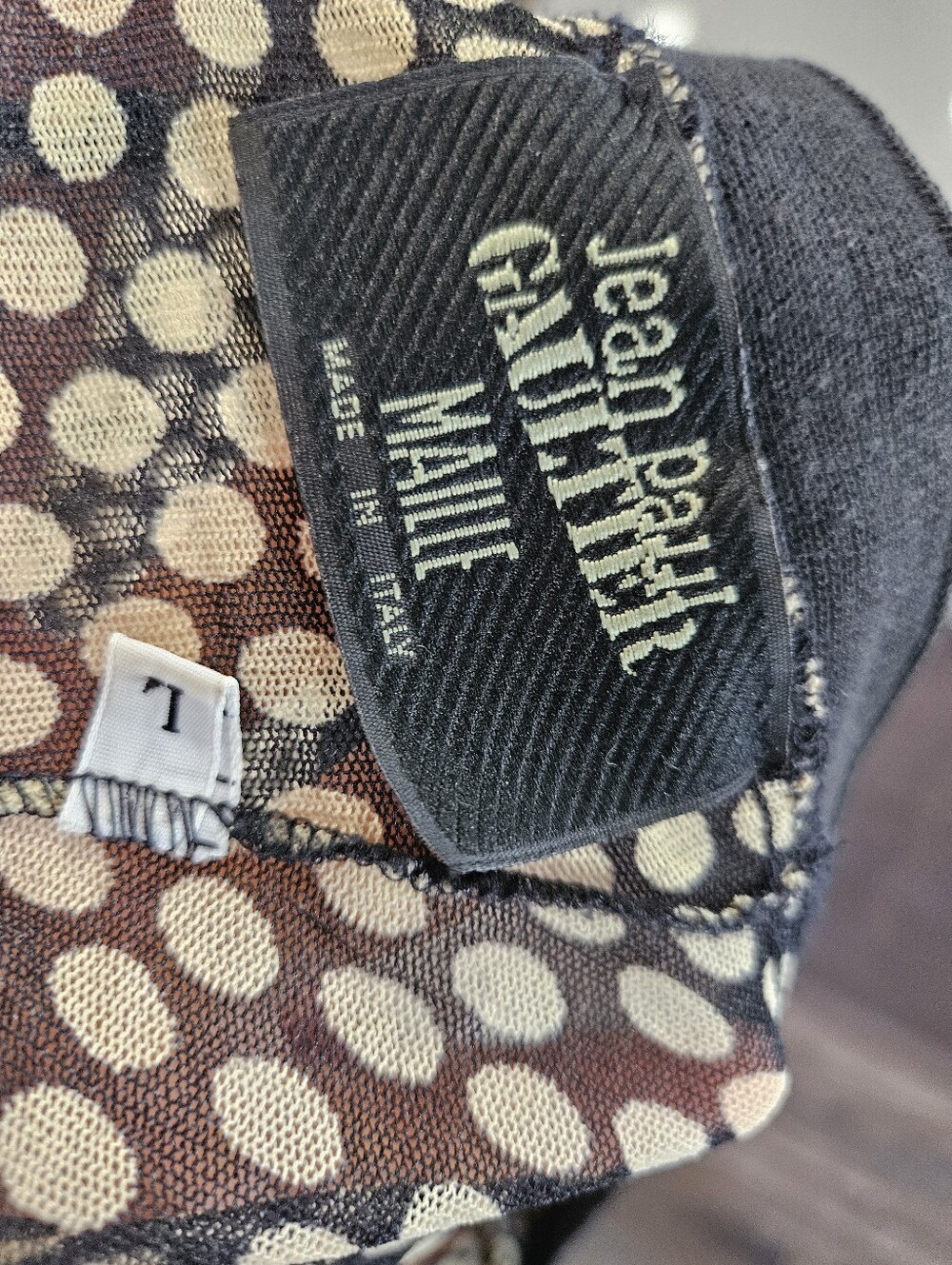 Vintage Jean Paul Gaultier Maille sheer mesh cardigan - Picture 8 of 8